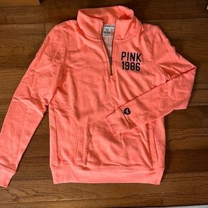 Victoria Secret PINK Quarter Zip Sweatshirt, XS
